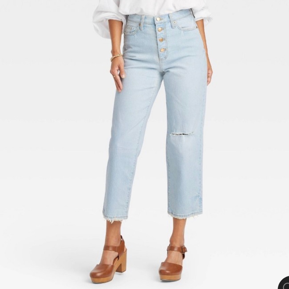 Women's High-Rise Vintage Straight Jeans
Universal Thread™ Light Blue